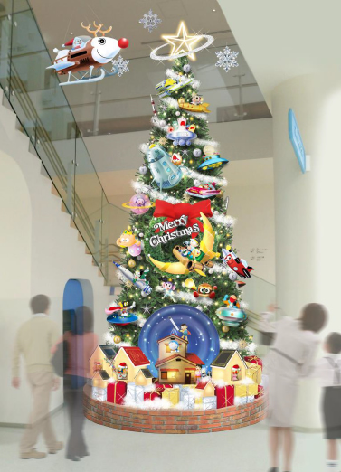 クリスマスツリー 設置イメージ