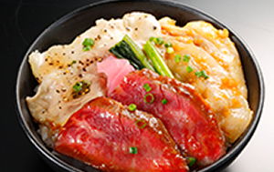 「近江三大肉丼」 炭焼き旬彩 いろどり(滋賀県)
