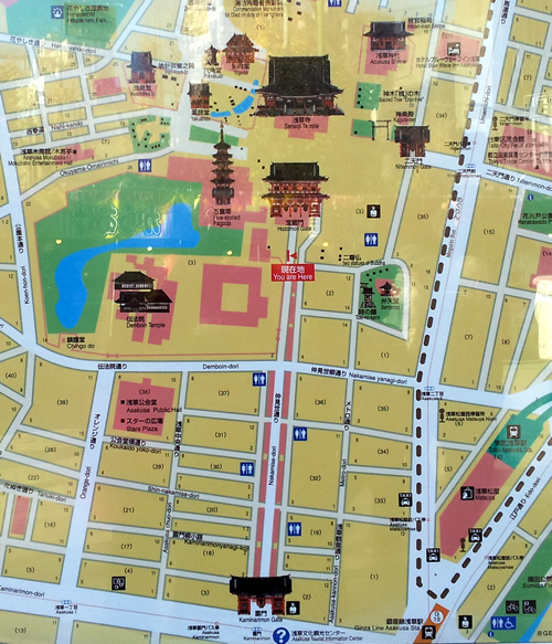 浅草寺地図