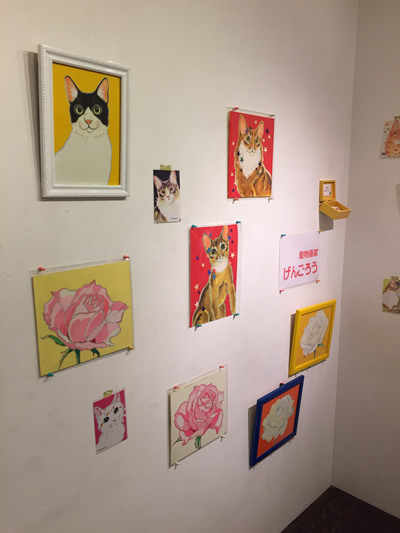 ネコの絵画