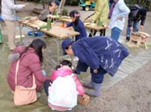 竹細工づくり(昨年の様子)