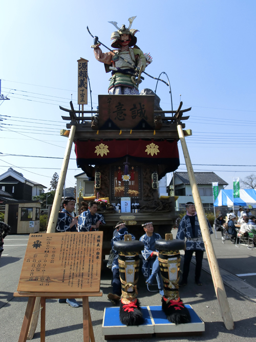 下宿区山車の展示