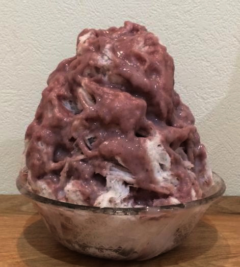 「クリームあずき」あずきを牛乳と生クリームで混ぜて作った自信作 価格650円