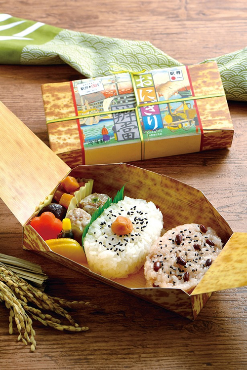 崎陽軒が駅弁誕生130周年記念で明治の薫り漂う「おにぎり辨當」を1日50個限定発売