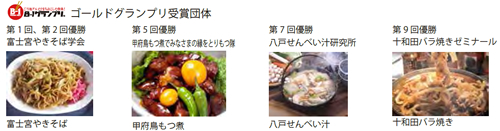 ゴールドグランプリ受賞団体