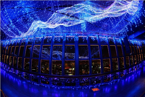 東京タワーで七夕特別企画　LED13万個の「天の川イルミネーション」が6月1日～8月31日まで
