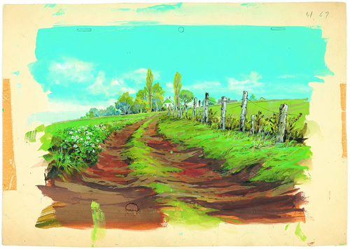 「赤毛のアン」背景画 井岡雅弘