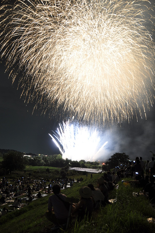 狭山市入間川七夕まつり 納涼花火大会は土曜日の夜(8月1日(土)19時30分から20時)打上げ