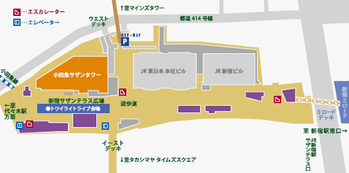 TWILIGHT LIVE2015 会場図