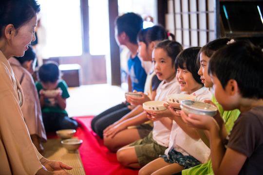 <子供のための茶道教室>(江戸東京たてもの園)