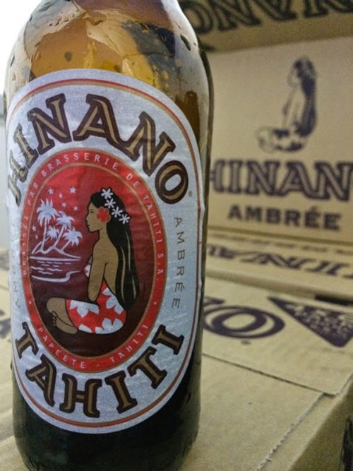 タヒチのビール「ヒナノビール」