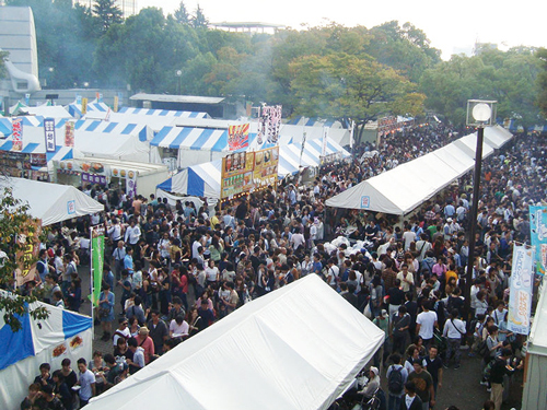 「屋外」で開催される圏内最大級の「北海道物産イベント」