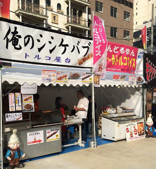 首都圏のトルコ料理店やケバブ専門店を中心に飲食フードブースが出店