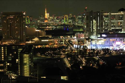 東京湾からの夜景 ロマンチック!