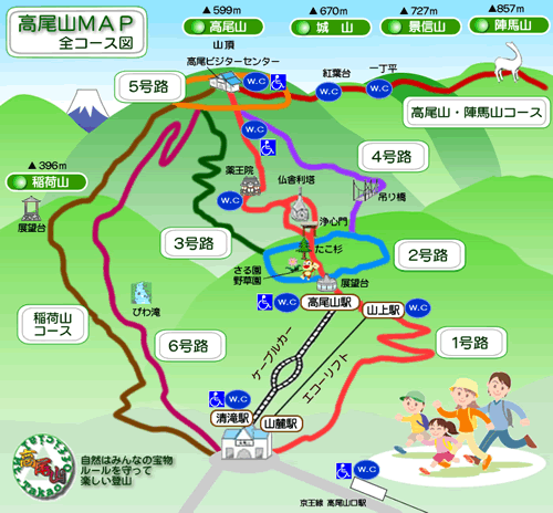 高尾山 登山ルート