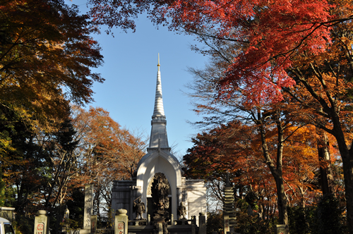 お釈迦さまの真身骨が奉安されている仏舎利宝塔
