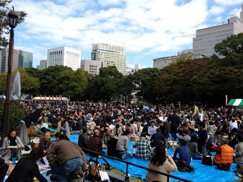 日比谷公園で 山梨ヌーボーまつり15 が11月3日 火 祝 に 新酒ワイン68種試飲と即売 おでかけガイド 東京版