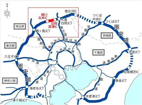 菖蒲PA位置図