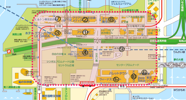 イルミネーションアイランドお台場2015