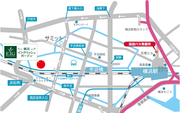 横浜イングリッシュガーデンマップ